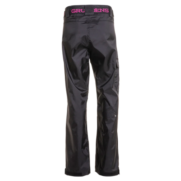 back of Grundens New Women's Weather Watch Pants