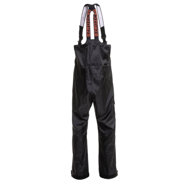 back of Grundens Weather Watch Bibs