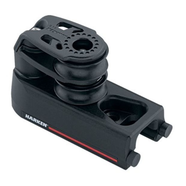 2742 of Harken 22 mm Small Boat CB Track - Double Sheave End Control