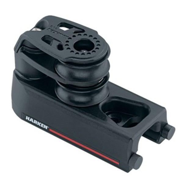 1632 of Harken 27 mm Midrange CB Track - Double Sheave End Controls