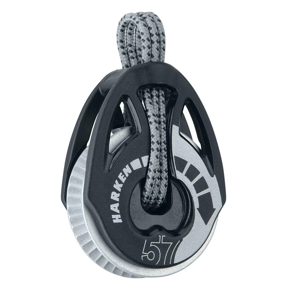 Harken 57mm Power3 Silver Ratchamatic Block - T2 Soft Attach