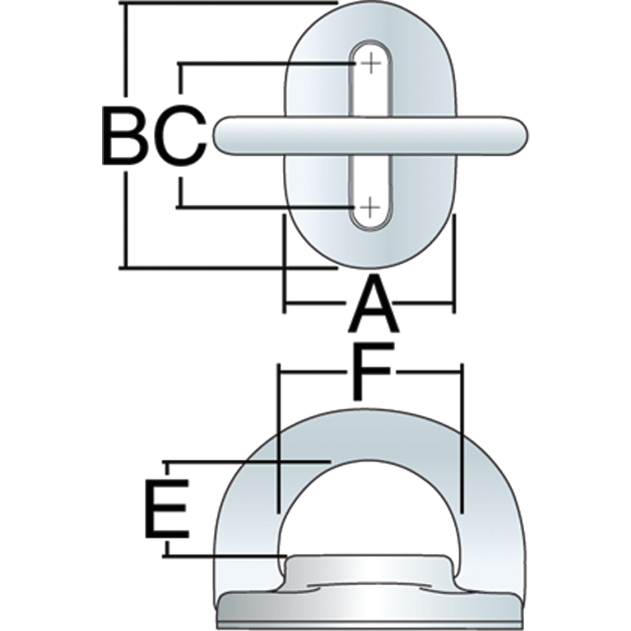 6 mm Folding Padeye