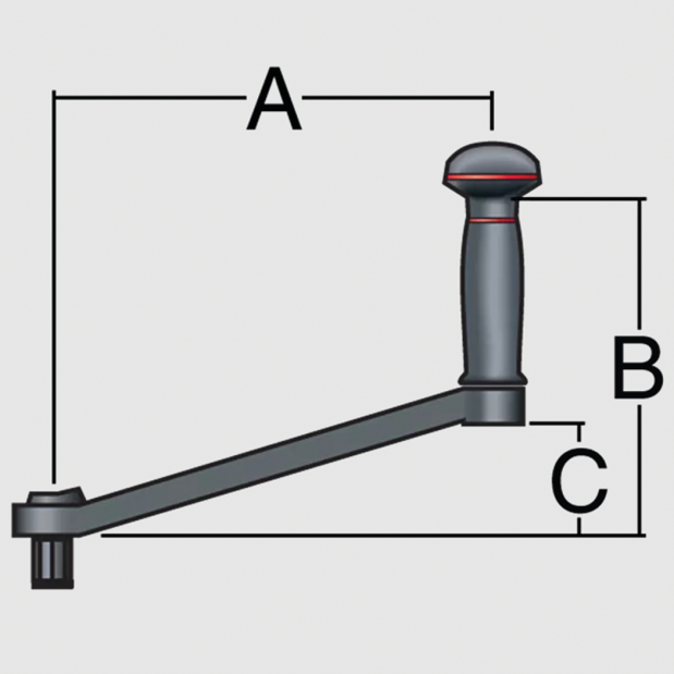Grip&Go Aluminum Winch Handle