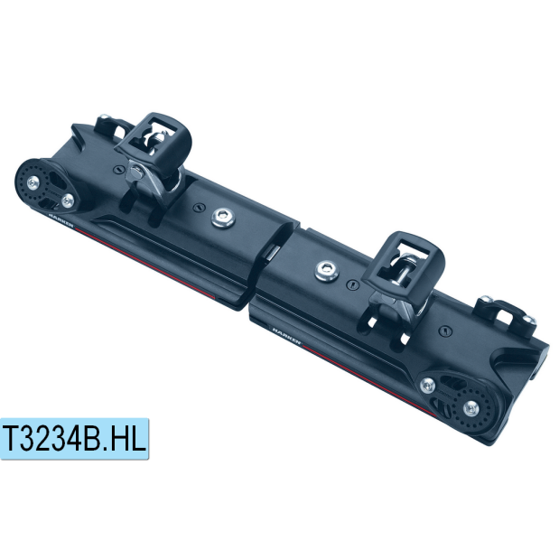 HAR 32 mm Big Boat Traveler - Two 32mm High Load CB Cars with 2 Stand-Up Toggles