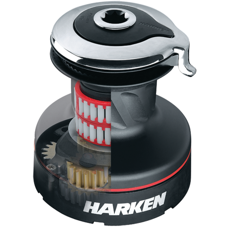 Radial® Design Self-Tailing Winches  -  Aluminum &amp; Chrome