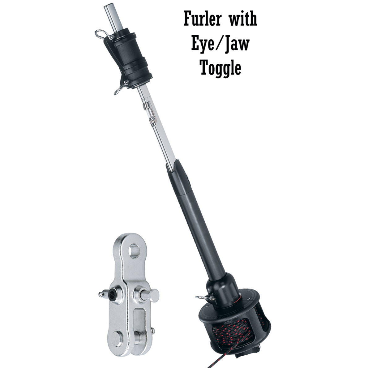 Eye-Jaw Toggle Detail of Harken Unit 3 MKIV Racing Headsail Reefing & Furling System - 45 - 60 ft Boats