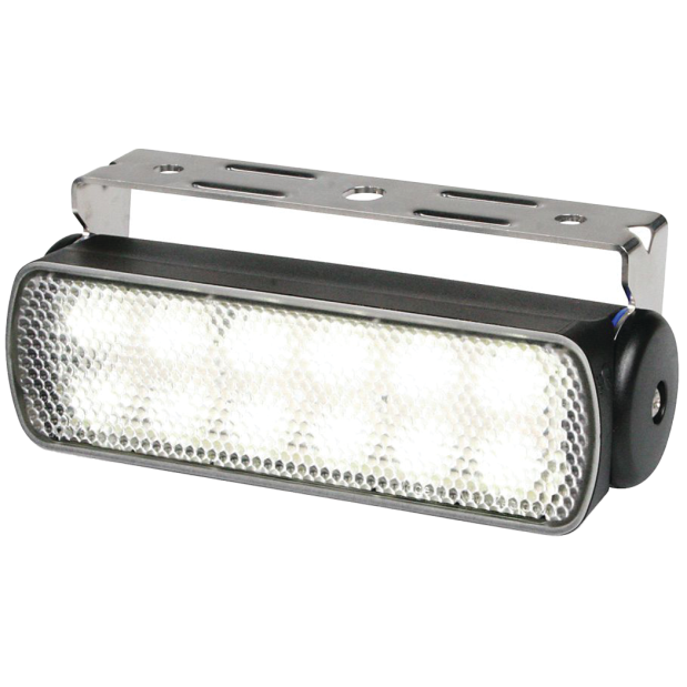 Hella 200 Lumen Sea Hawk LED Flood Lights - Bracket Mount, Black