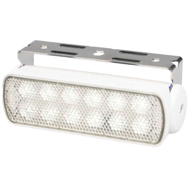 Hella 200 Lumen Sea Hawk LED Flood Lights - Bracket Mount, White
