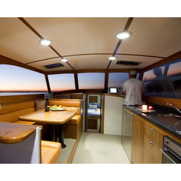 Installed Indoor Hella Warm White / Red Recessed EuroLED Touch Lamp