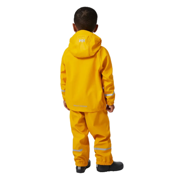 back of Helly Hansen Kids Bergen 2.0 Rain Set