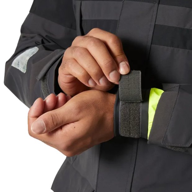 velcro of Helly Hansen Mens Pier 4.0 Jacket