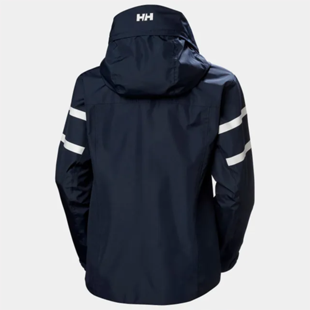 back of Helly Hansen Womens Salt Inshore Sailing Jacket