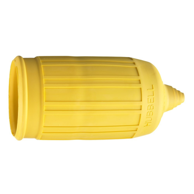 side view of Hubbell Seal-Tite Long Cover - for 20A or 30A 125 Volt Female Connectors