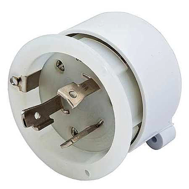 angle view of Hubbell Interior for 30 Amp 125V Shore Power Inlets
