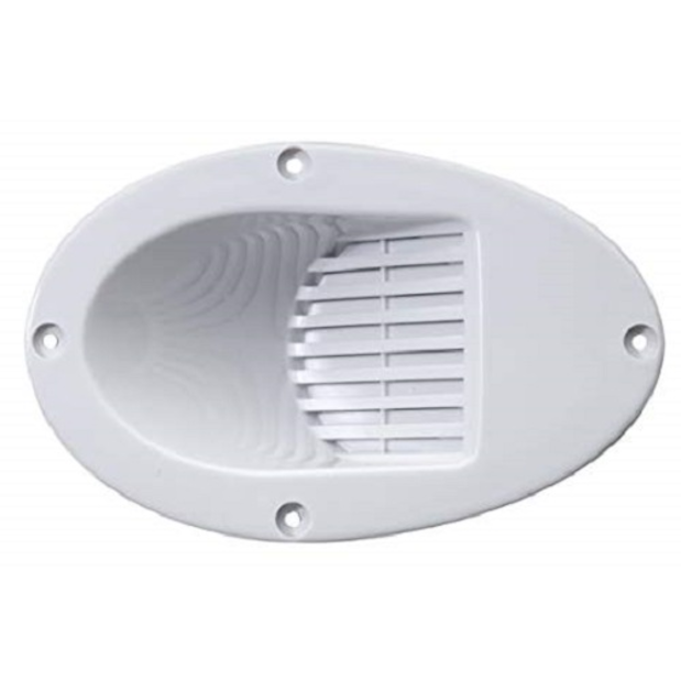 Hull Mount Drop-In Electric Horn - White