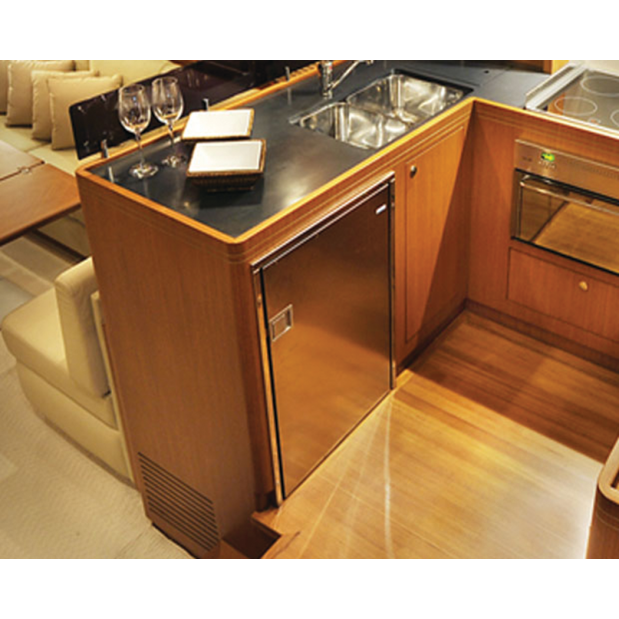 Cruise 130 Drink Stainless Steel AC DC Fridge Only - 4.6 Cu Ft,130 Liters - Installed