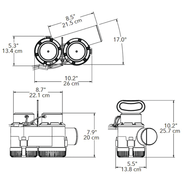 Rule Evacuator High Volume Utility Pump