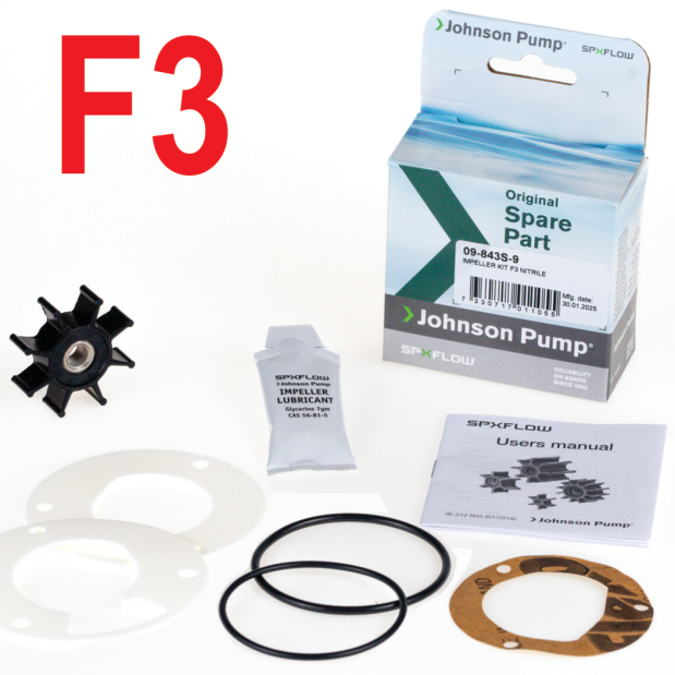 F3 Pump Flexible Impeller Kits
