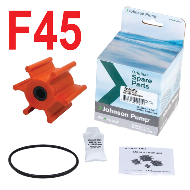 F45 Pump Nitrile Flexible Talulah H/F Impeller Kit