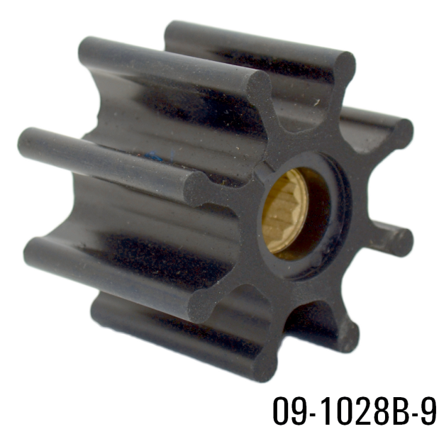 09-1028B-9 of Johnson Pumps Flexible Impellers - MC97, Nitrile & Neoprene