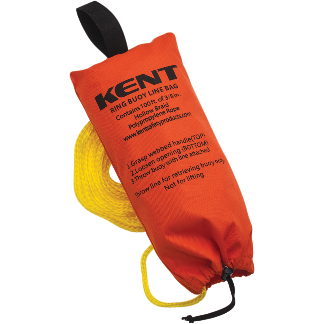 Ring Buoy Line Bag with 100 ft. Line
