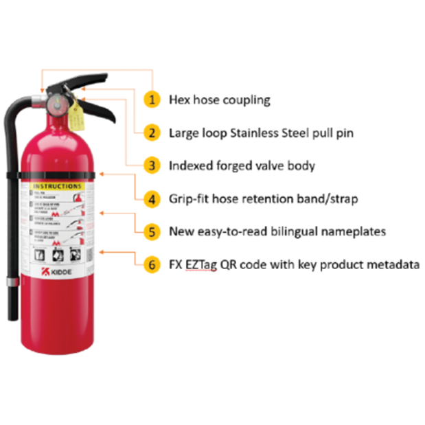 Proline 10lb ABC Fire Extinguisher 21032149K