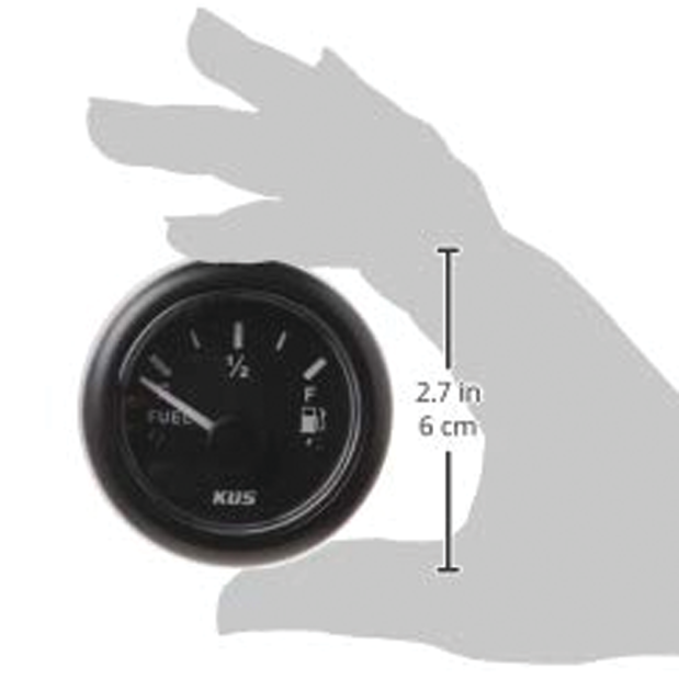 size of KUS Americas Fuel Level Indicator Tank Gauge