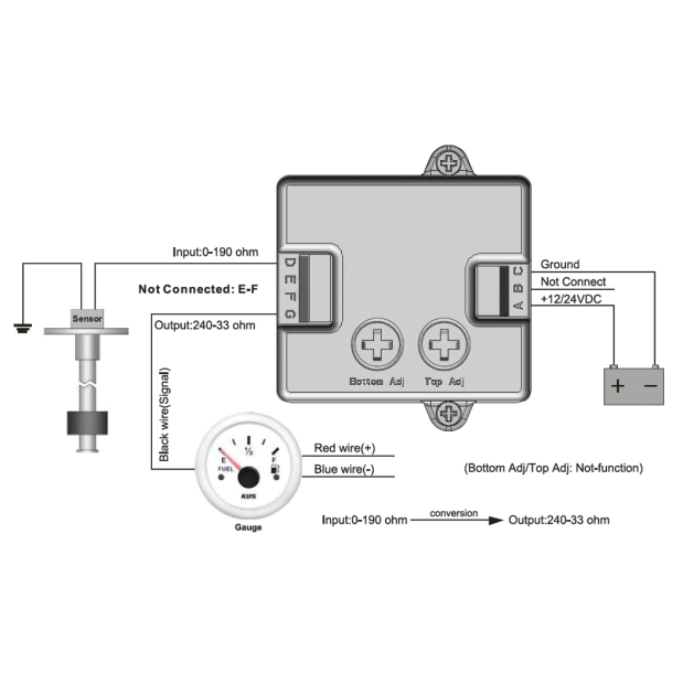JKE00473 Signal Converter / Resistance Exchanger - European / American