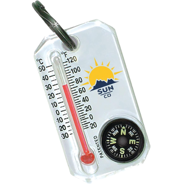 Therm-o-compass - Zipper Pull Compass/Thermometer