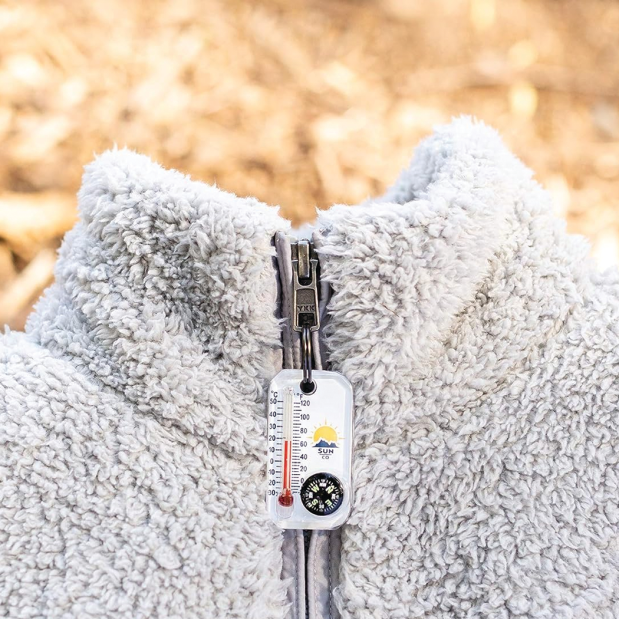 Therm-o-compass - Zipper Pull Compass/Thermometer