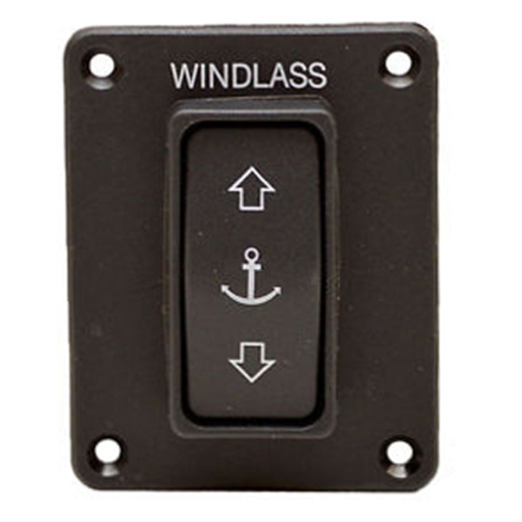 front view of Lewmar Windlass Guarded Rocker Switch