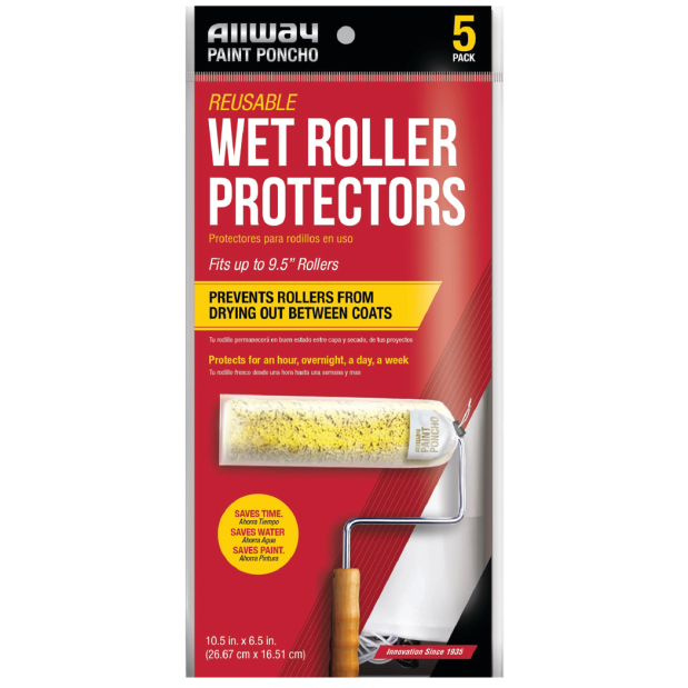 Paint Poncho Wet Roller Protectors, 5 Pack
