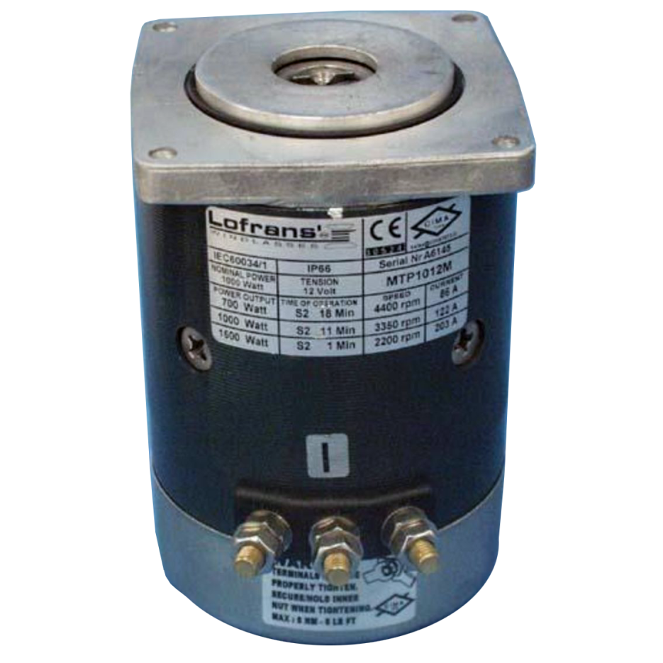 Lofrans Replacement Windlass Motor - LWP830