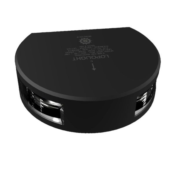 Lopolight 5 NM Masthead LED Nav Light - Vessels 20m to 50m, Vert Mount, Black