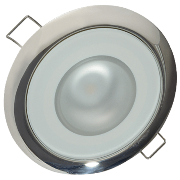 polished of Lumitec 2-1/2" Mirage Recessed Mount Polished Stainless Steel LED Down Light