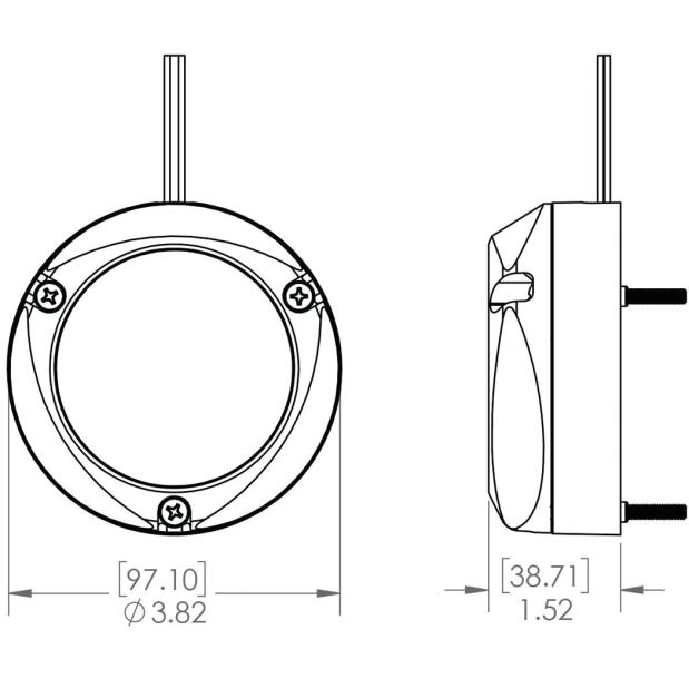 Zambezi Mini Surface Mount Underwater Light