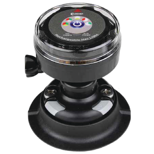 Rechargeable Portable All White Nav Light - 2NM