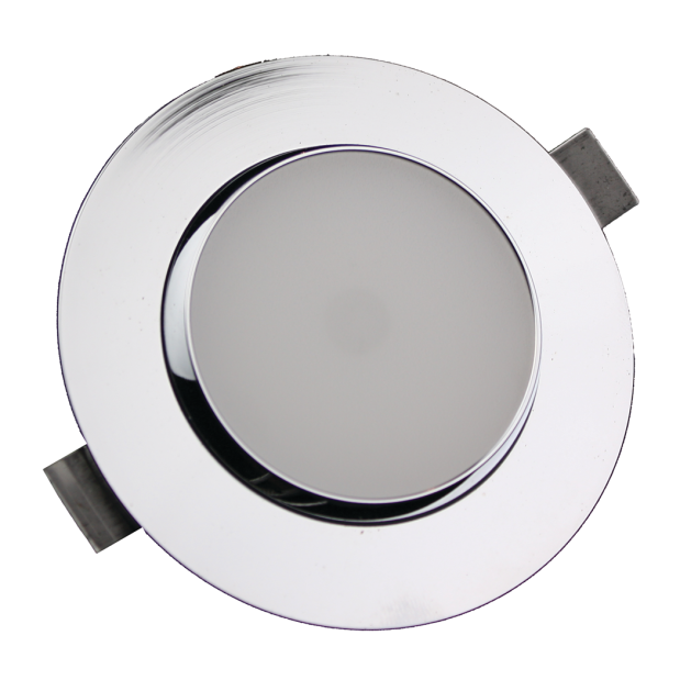 Swivel Recessed 3.4" LED w/Polished Chrome Trim