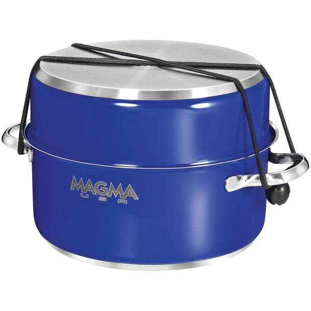Induction Non-Stick Cobalt Enamel Finish Cookware - 10 Piece Set