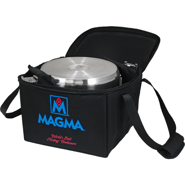 open of Magma Padded "Nesting" Cookware Carrying/Storage Case