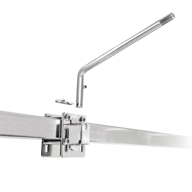 open of Magma Square/Flat, Rail or Bulkhead BBQ Mount