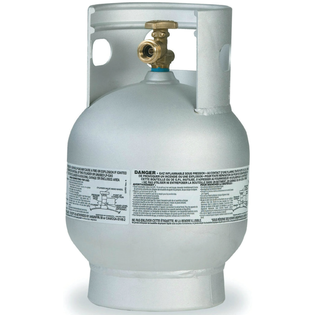 Aluminum Propane Cylinders - 20 lb. Vertical