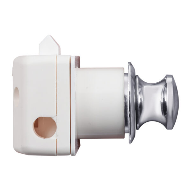 side of Man Ship Marine Round Push Button Cabinet Latch