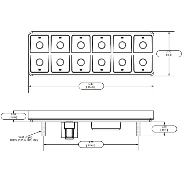 CKM12 12-Button Customizable Keypad
