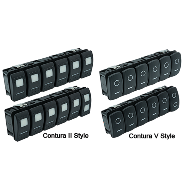 VMM6 - Contura Series Digital Switch Module, 6 Rocker