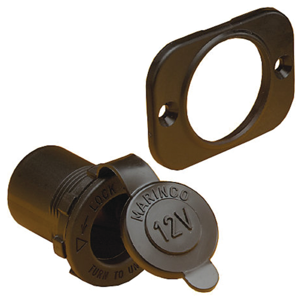 SeaLink 12 Volt Receptacle with Plate