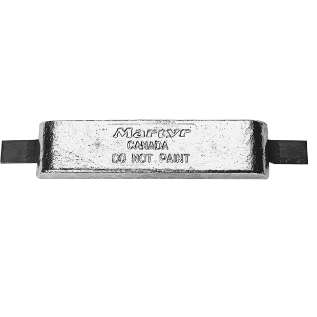 Commercial Semi-Streamlined Strap Anodes - Aluminum Straps