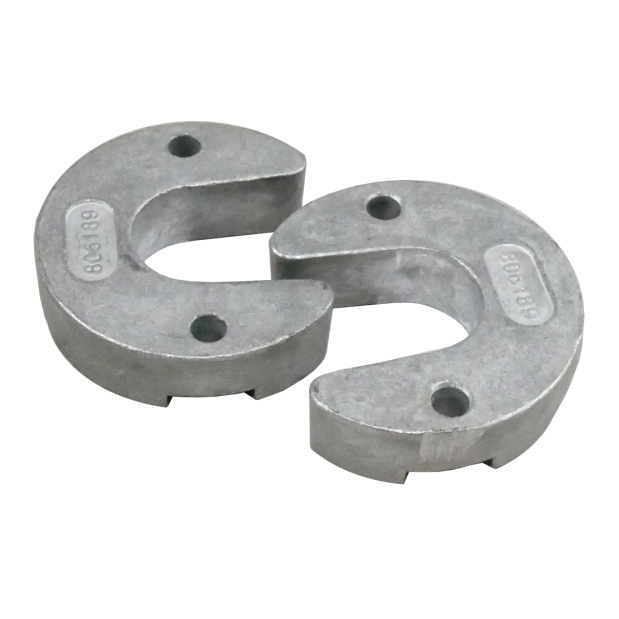 front view of Martyr Mercruiser Anodes - Aluminum