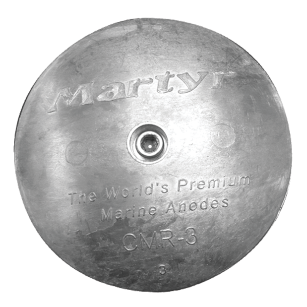 main view of Martyr Rudder & Trim Tab Anodes - Zinc