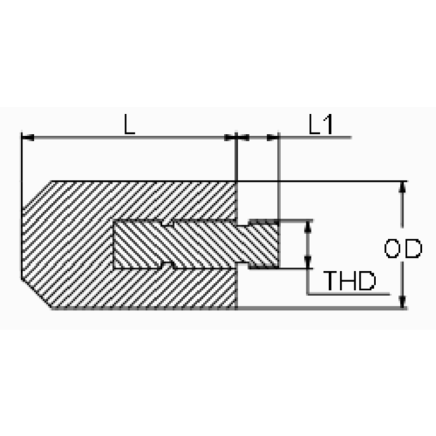 diagram of Martyr Volvo Penta Pencil Anode - Zinc